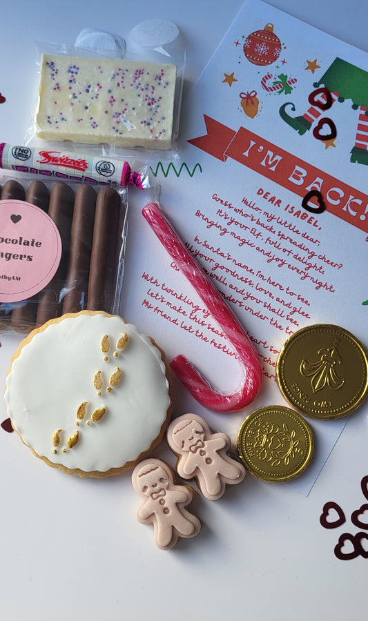 ELF ARRIVAL LETTER/ Customised Elf Arrival Box/ Elf delivery/ Elf Box/Christmas Delivery/Personalised Gift/Special Delivery/Letter from Elf