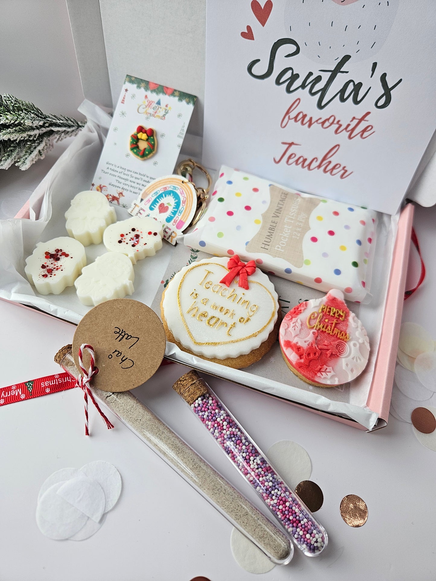 Thank You Teacher Christmas Gift/Personalised Teachers Gift/ Santa's Favourite Teacher/Thank you Teacher Gift/ Holiday Gift for Teacher
