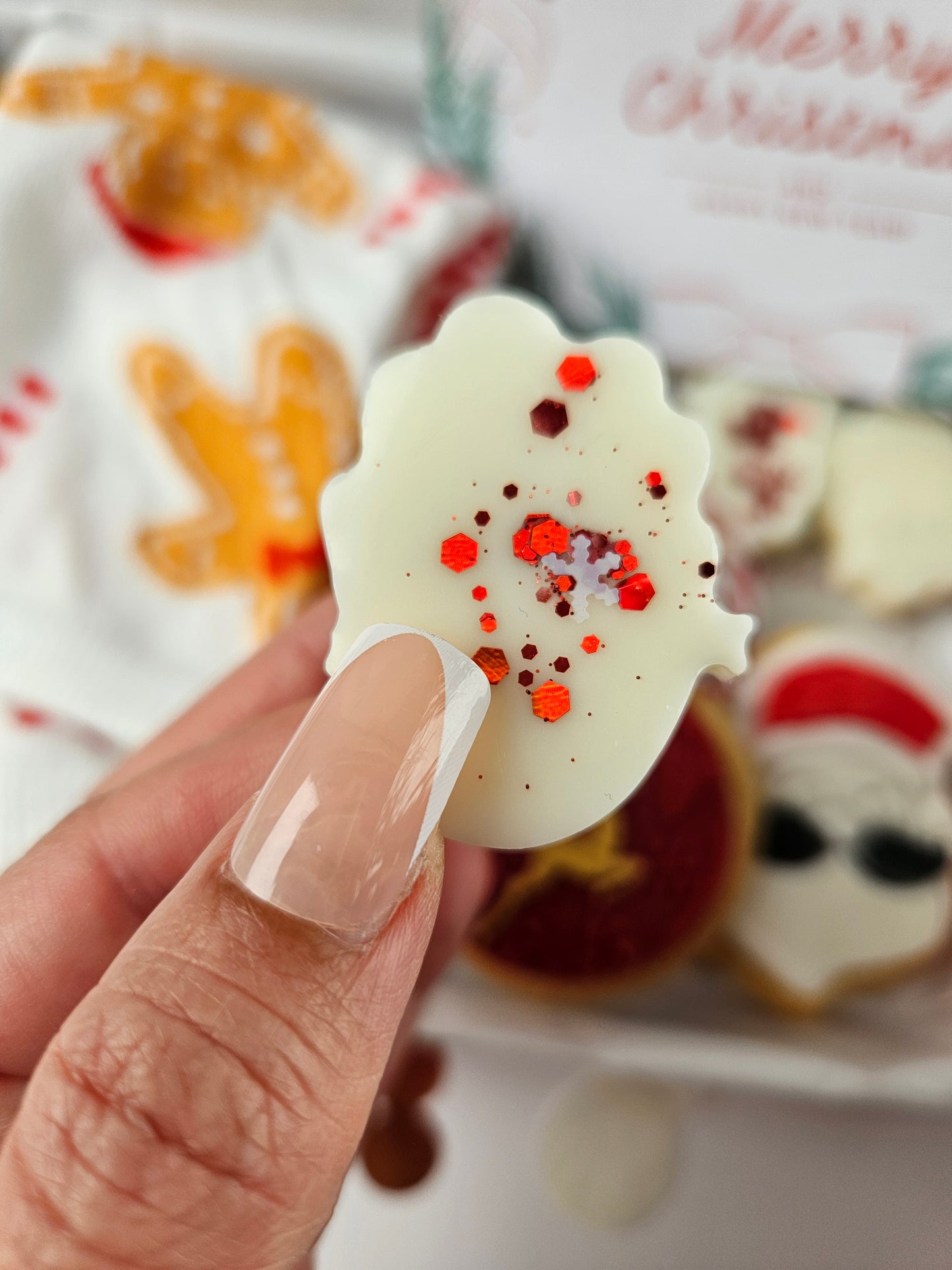 Cozy Christmas Box | Self-Care Gift Set for Her | Festive Socks, Santa Cookie, Hot Chocolate | Holiday Treat Box