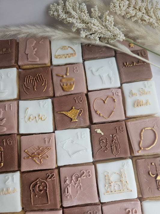 Ramadan Calendar Biscuits| Eid Cookie Calendar| Countdown to Ramadan - A & M