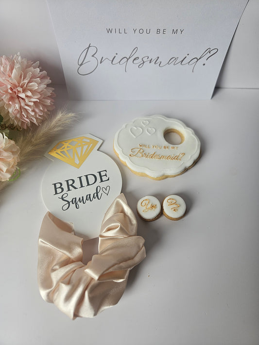 Bridesmaid Proposal Box Silk Scrunchi