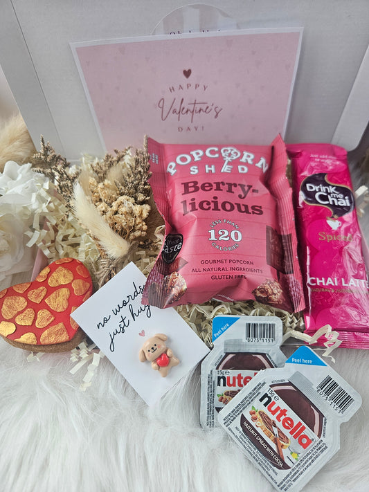 Valentine's Day Hug in a Box | Cozy Gift Set for Her, Long Distance Hug, Galentine’s Gift Basket, Birthday Care Package, Thinking of You Box - A & M