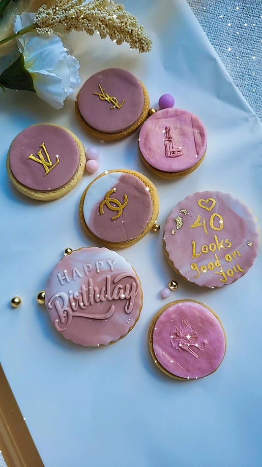 Birthday Biscuit Box-Designer| 40th Birthday