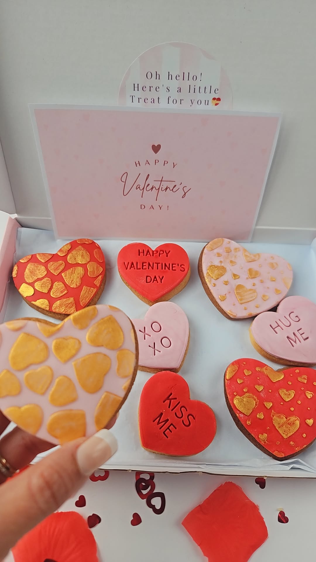 Valentine Heart Biscuits - A & M