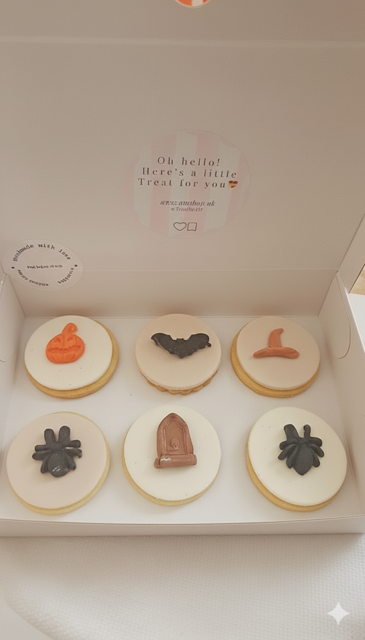 Halloween Fondant Cookie Box | Spooky & Sweet Letterbox Gift