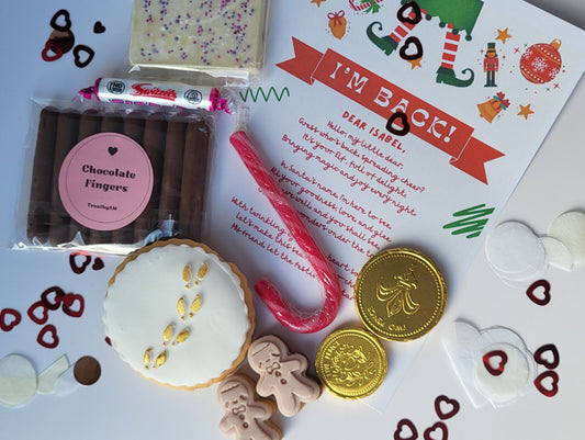 ELF ARRIVAL LETTER/ Customised Elf Arrival Box/ Elf delivery/ Elf Box/Christmas Delivery/Personalised Gift/Special Delivery/Letter from Elf