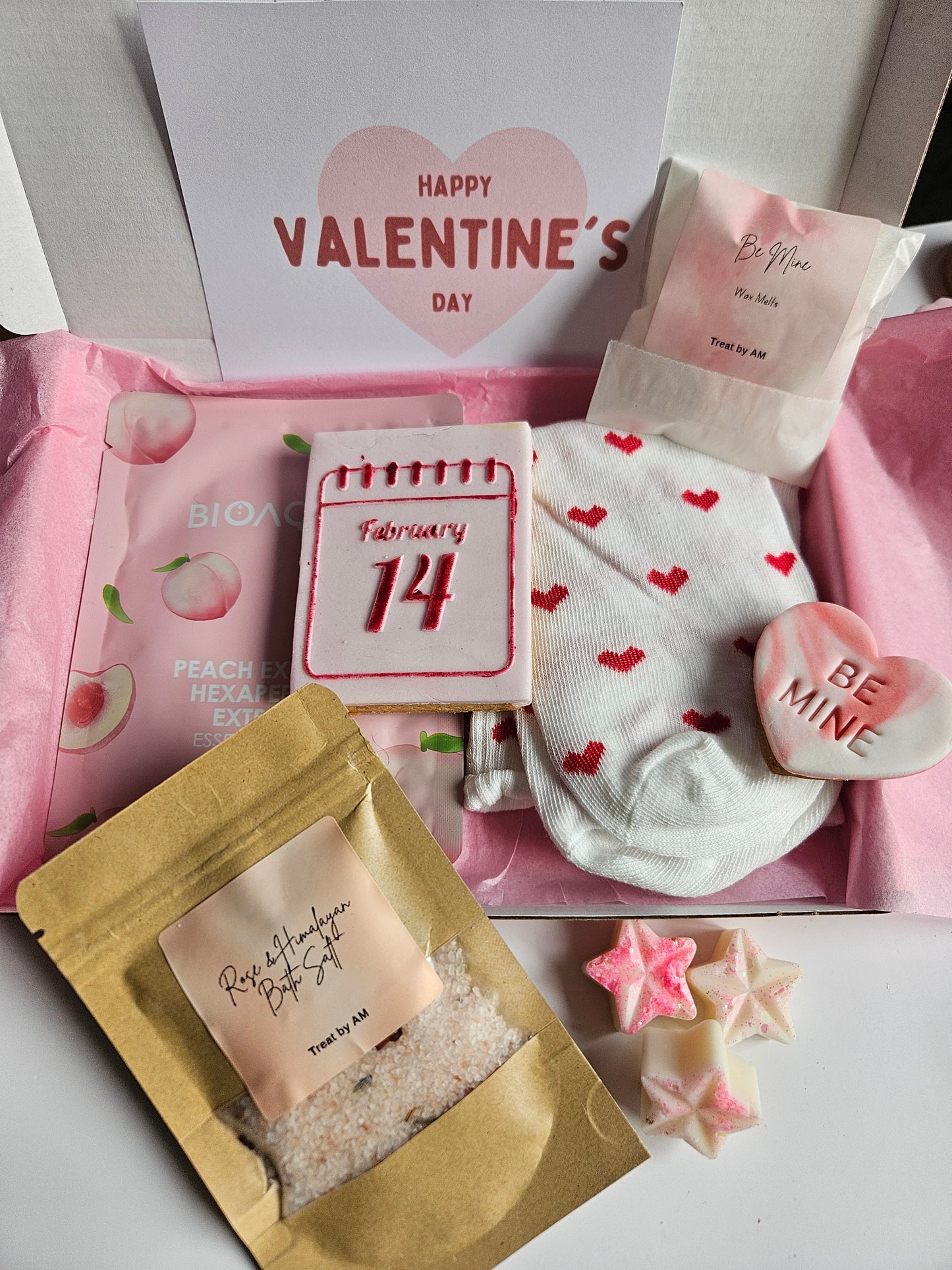 Valentine Gift| Valentine Socks | Valentine Gift Hamper| Pamper Hamper| Selfcare Box| Gift for Her| Hug in a Box