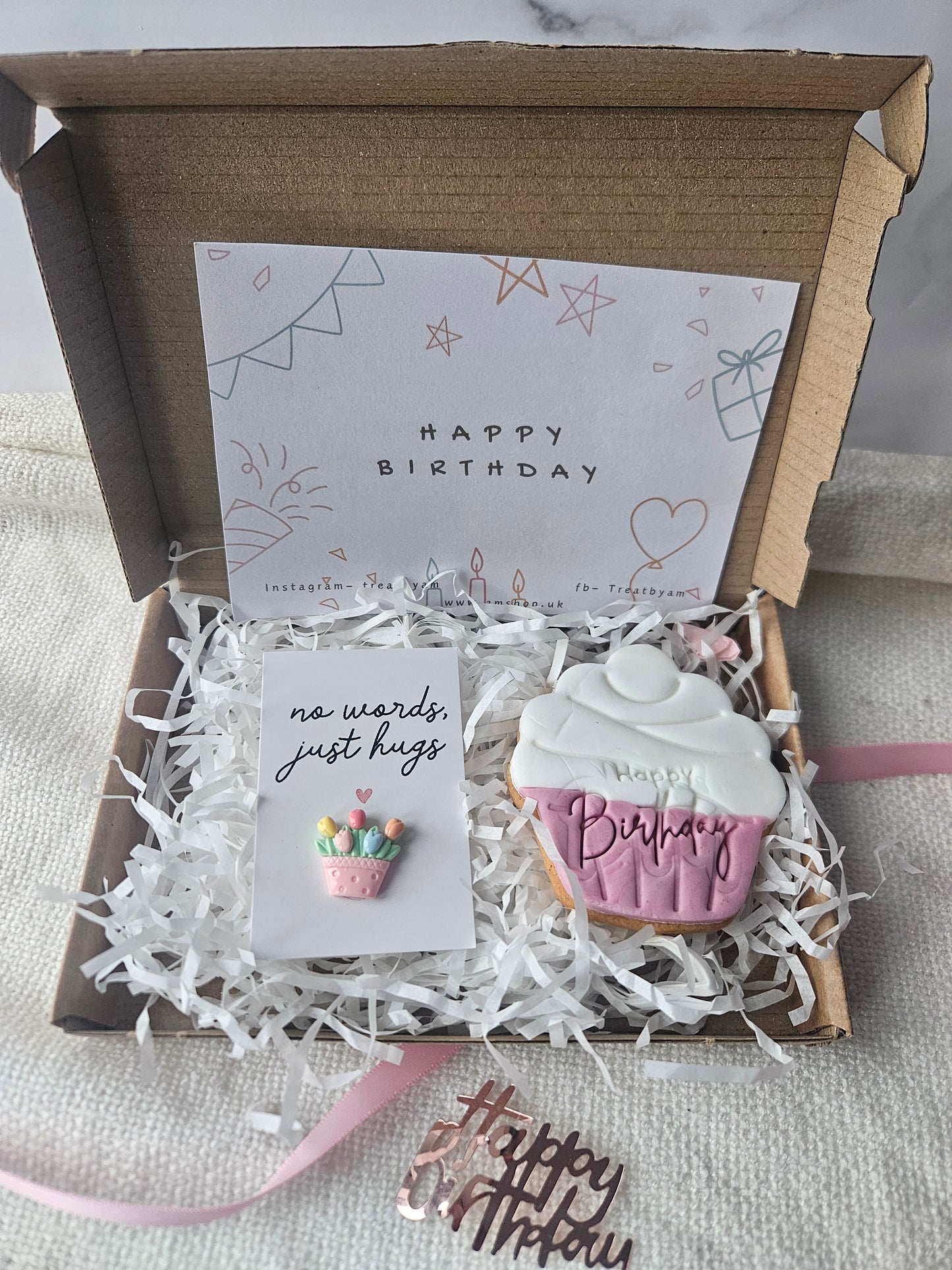 Birthday Hug in a Box | Letterbox Birthday Gift for Her| - A & M