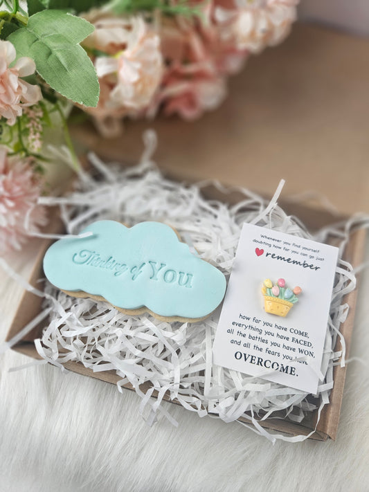 Thinking of You "Pocket Hug" & Chai Letterbox Gift - A & M