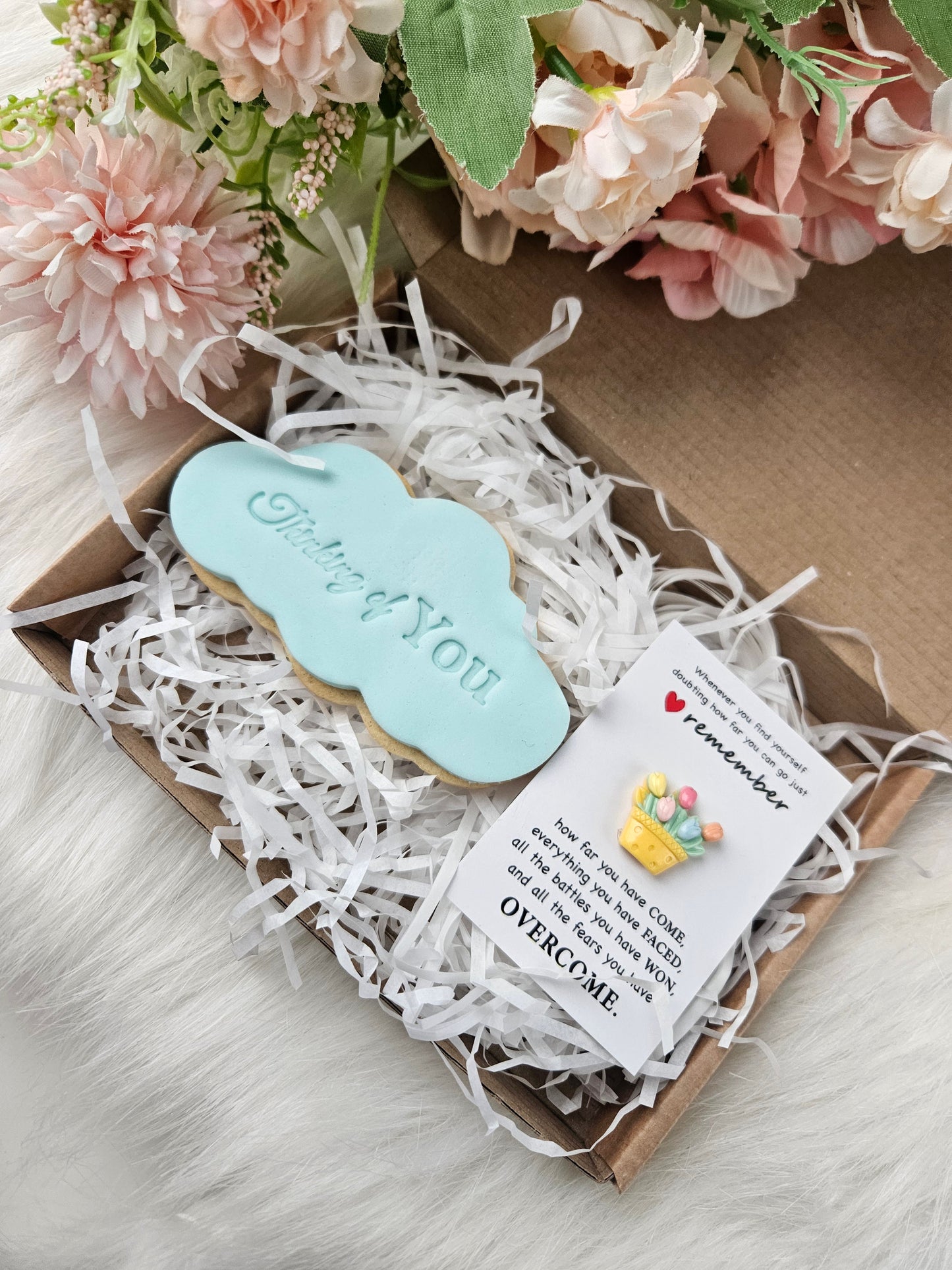 Thinking of You "Pocket Hug" & Chai Letterbox Gift - A & M