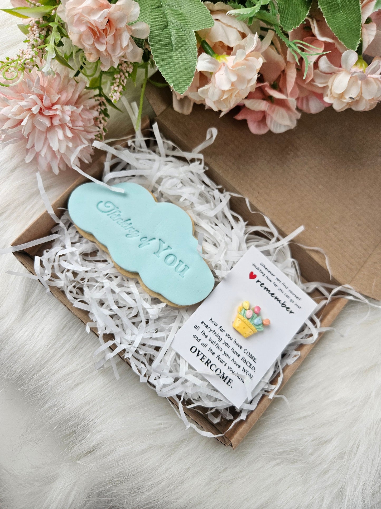 Thinking of You "Pocket Hug" & Chai Letterbox Gift - A & M