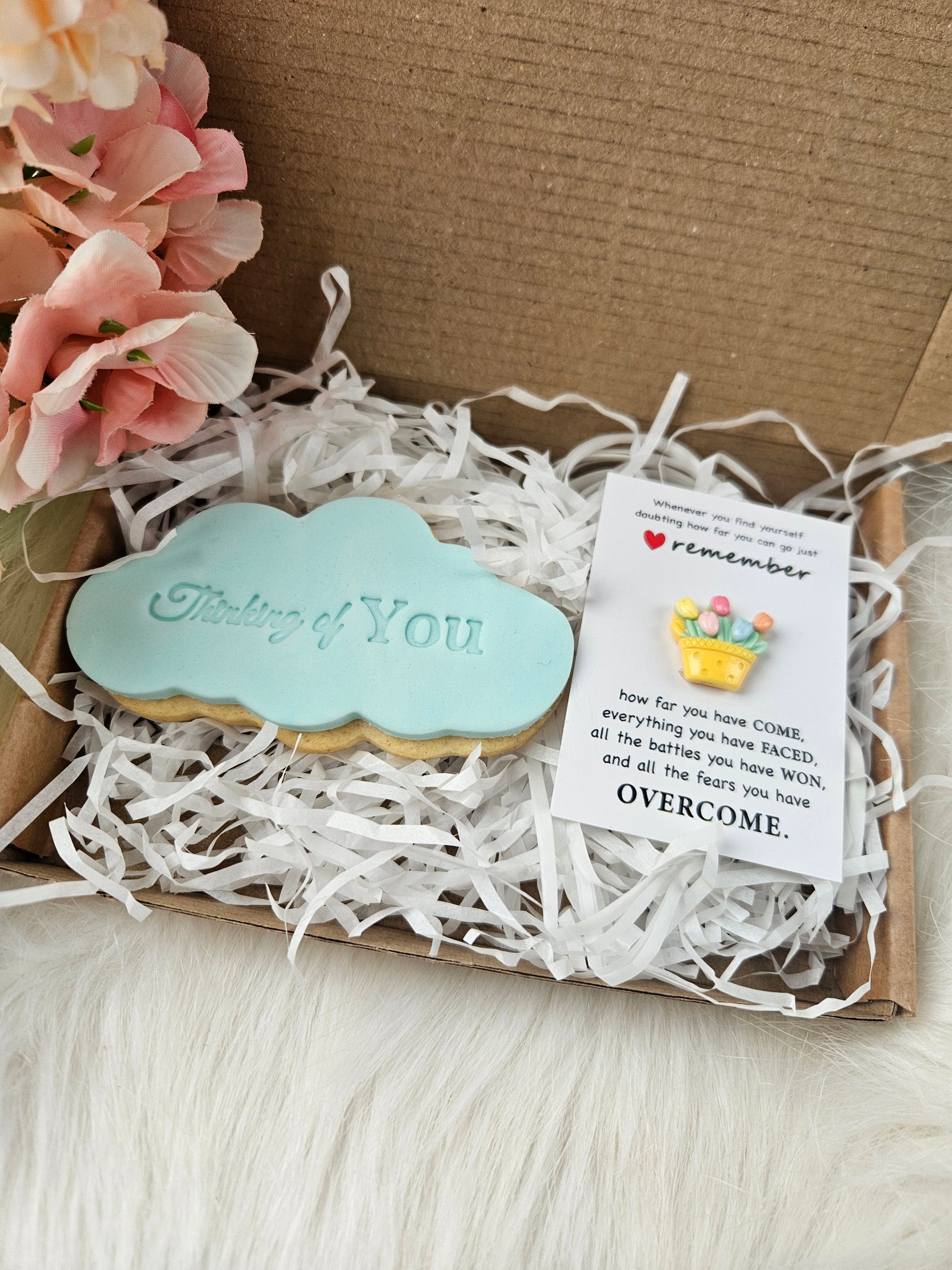 Thinking of You "Pocket Hug" & Chai Letterbox Gift - A & M