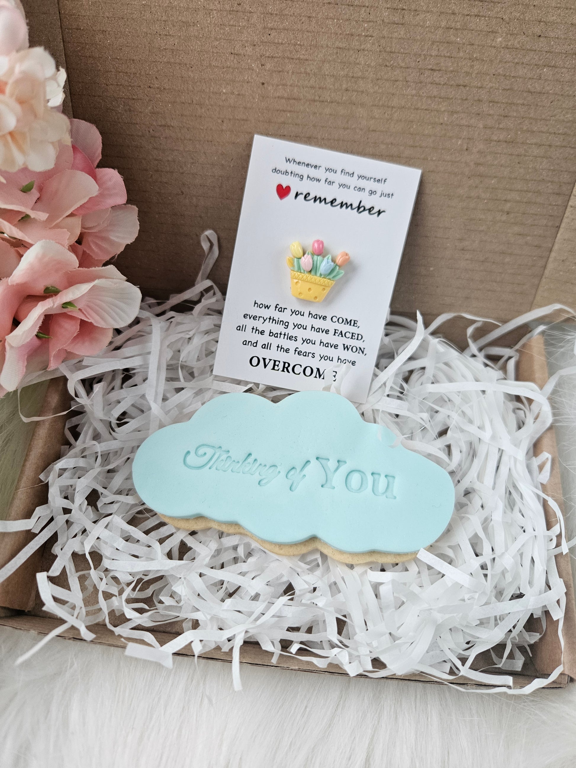 Thinking of You "Pocket Hug" & Chai Letterbox Gift - A & M