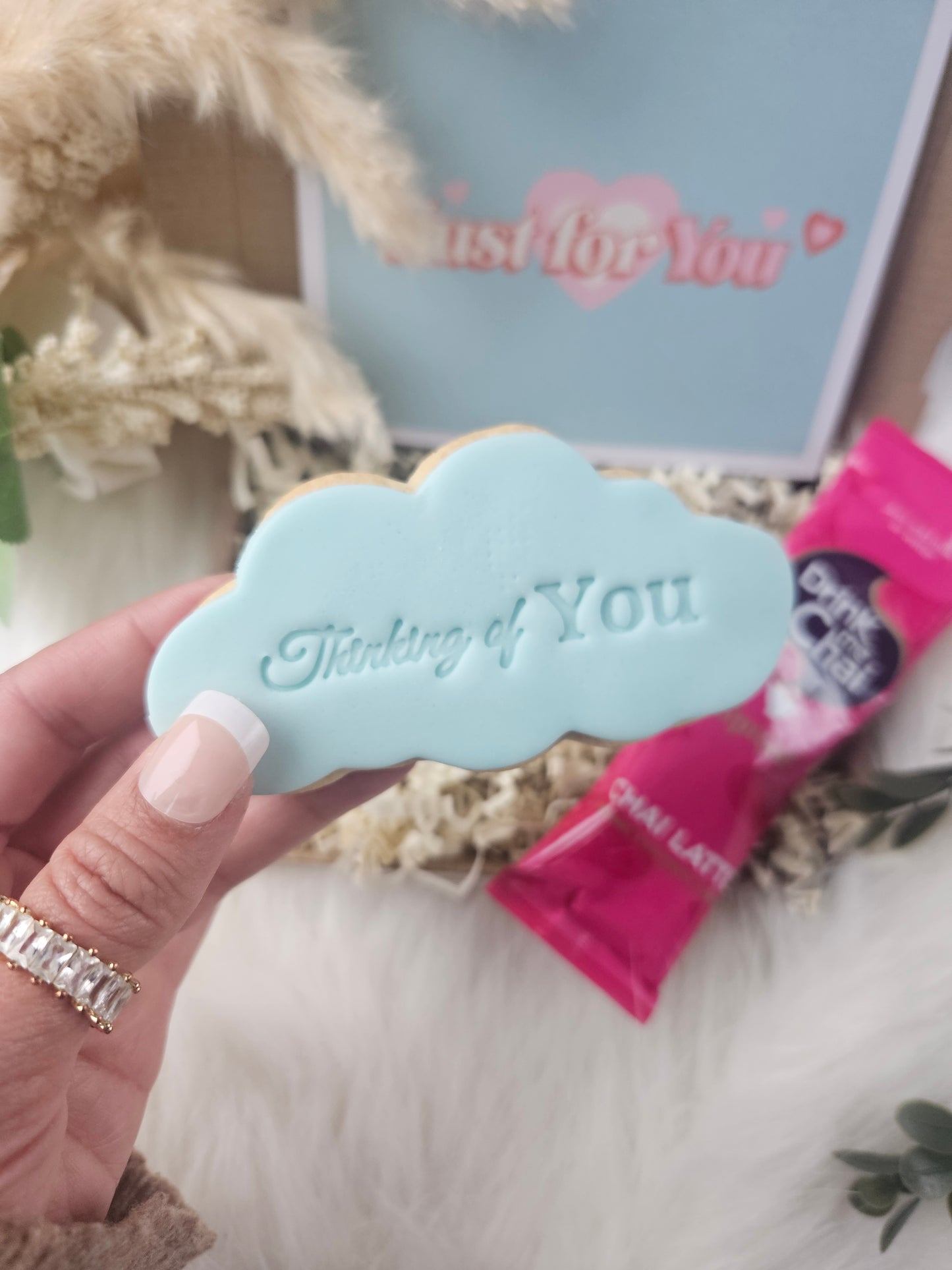 Thinking of You "Pocket Hug" & Chai Letterbox Gift - A & M