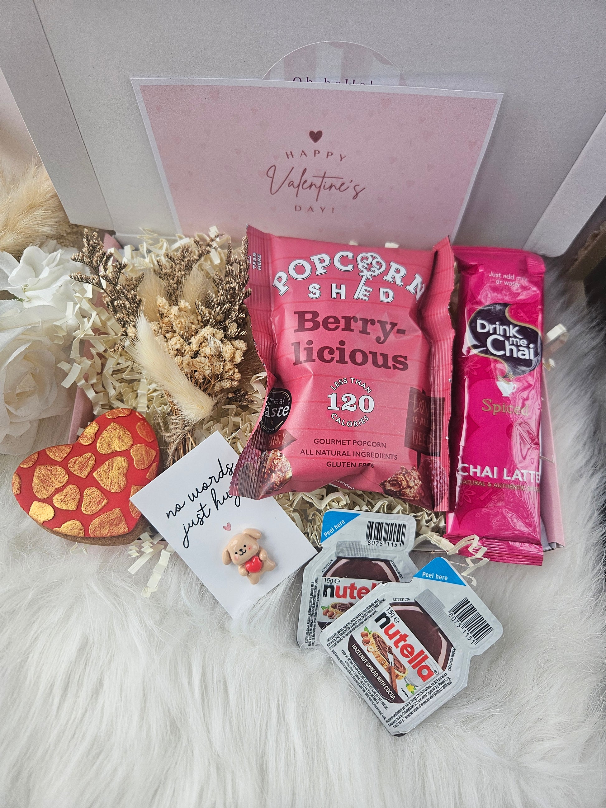 Valentine's Day Hug in a Box | Cozy Gift Set for Her, Long Distance Hug, Galentine’s Gift Basket, Birthday Care Package, Thinking of You Box - A & M