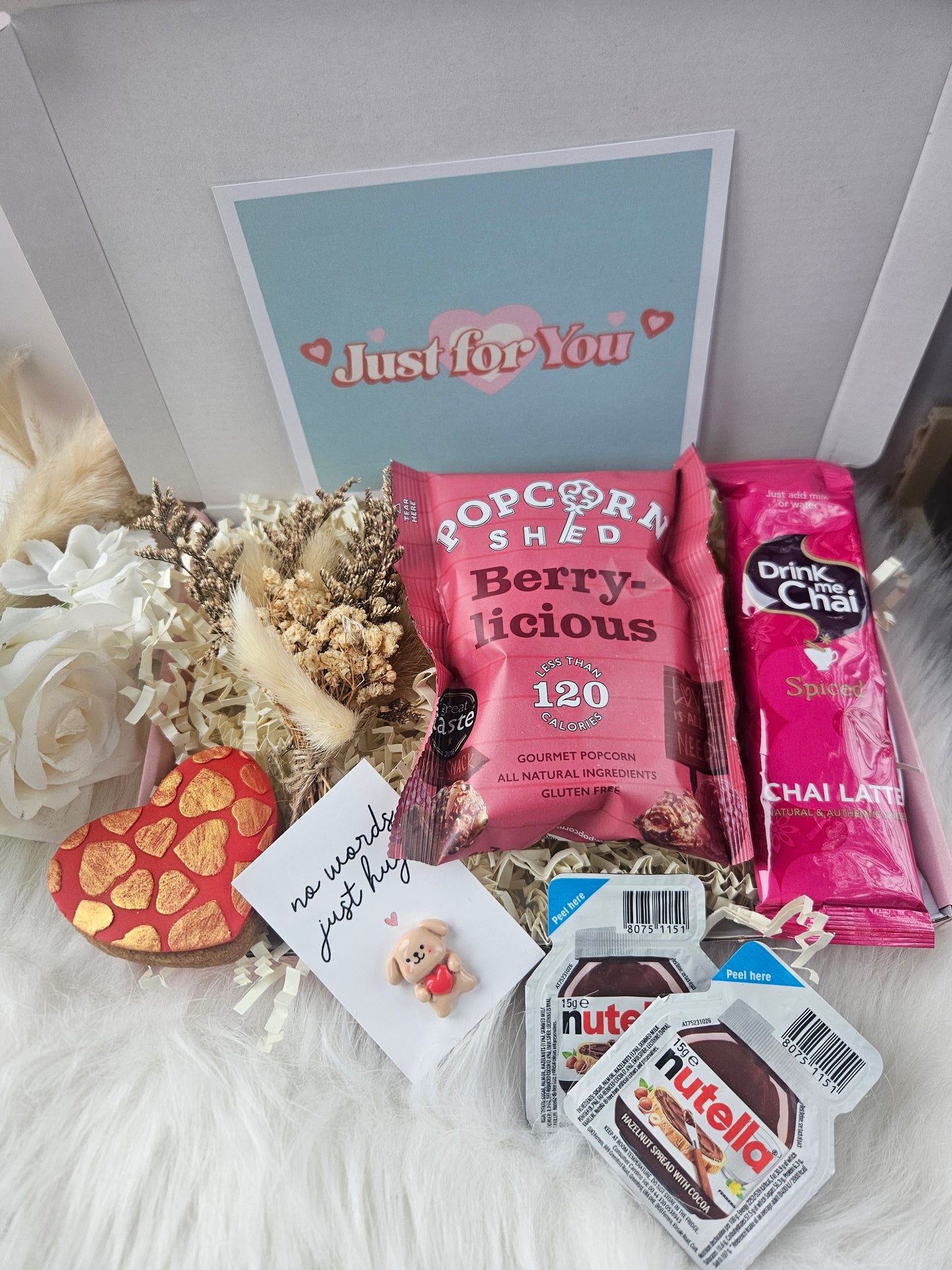 Valentine's Day Hug in a Box | Cozy Gift Set for Her, Long Distance Hug, Galentine’s Gift Basket, Birthday Care Package, Thinking of You Box - A & M