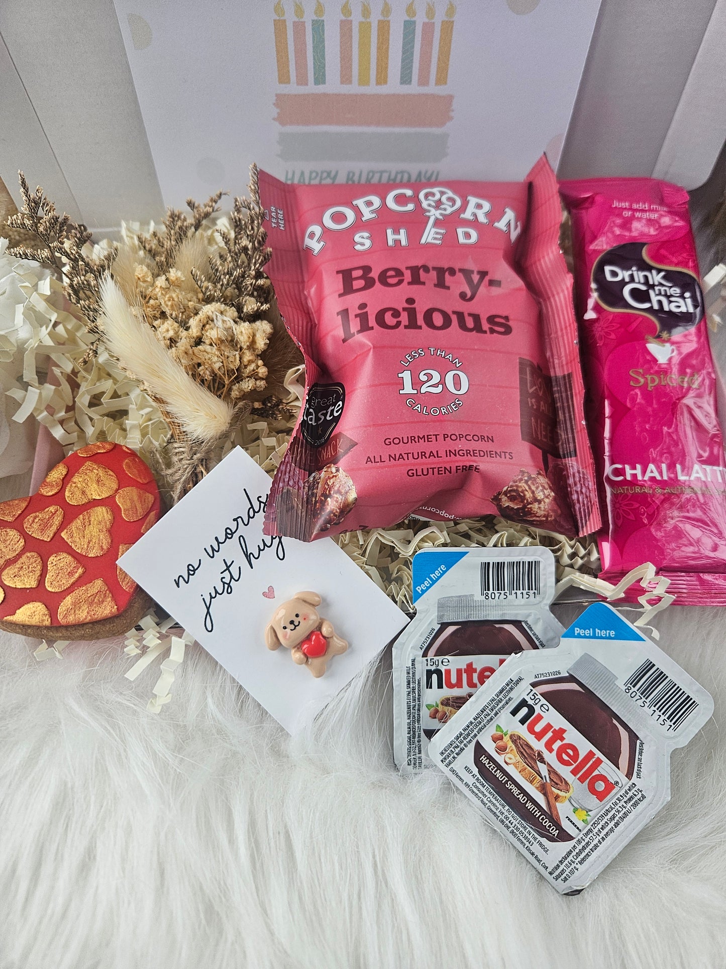 Valentine's Day Hug in a Box | Cozy Gift Set for Her, Long Distance Hug, Galentine’s Gift Basket, Birthday Care Package, Thinking of You Box - A & M