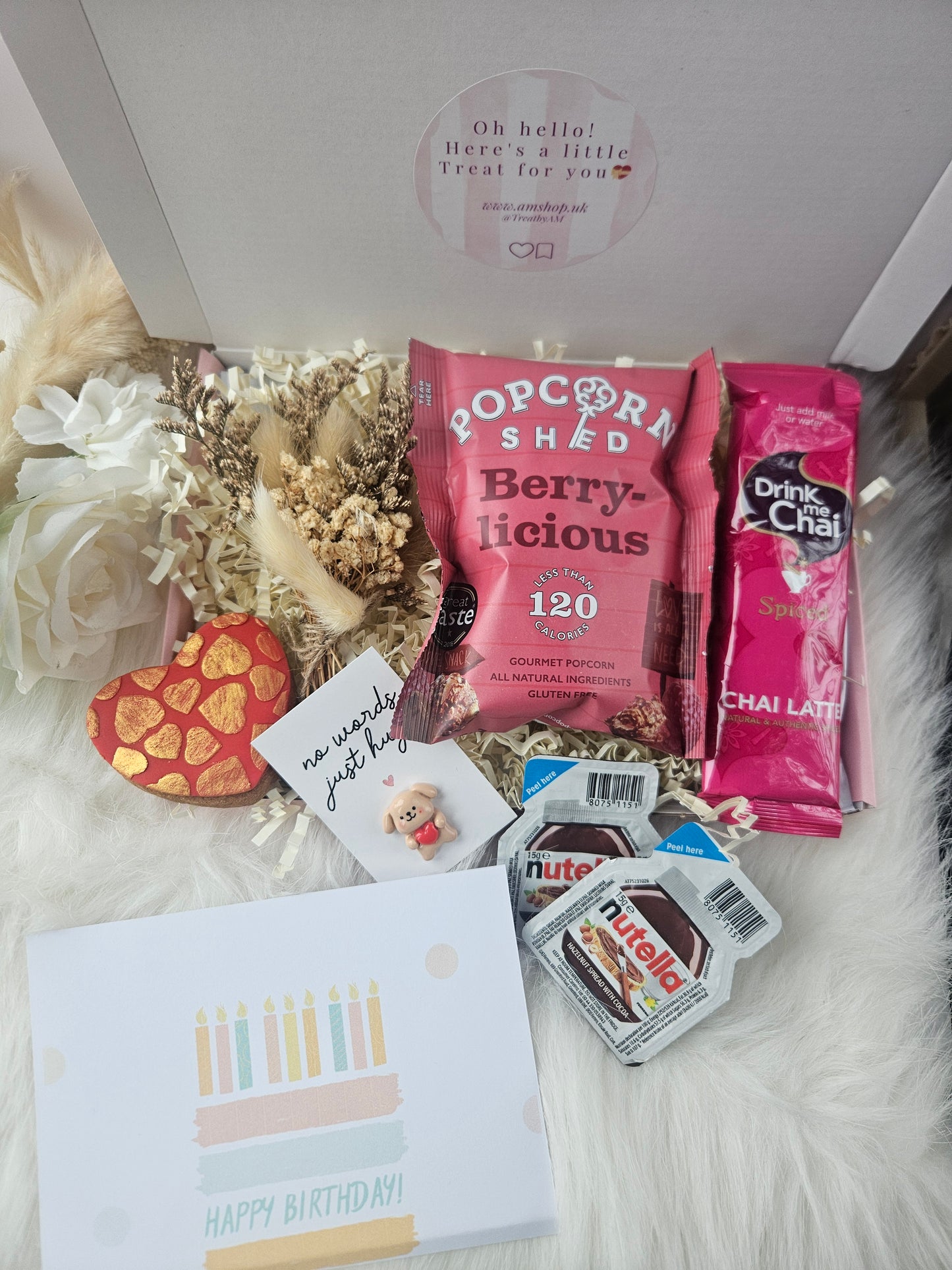 Valentine's Day Hug in a Box | Cozy Gift Set for Her, Long Distance Hug, Galentine’s Gift Basket, Birthday Care Package, Thinking of You Box - A & M