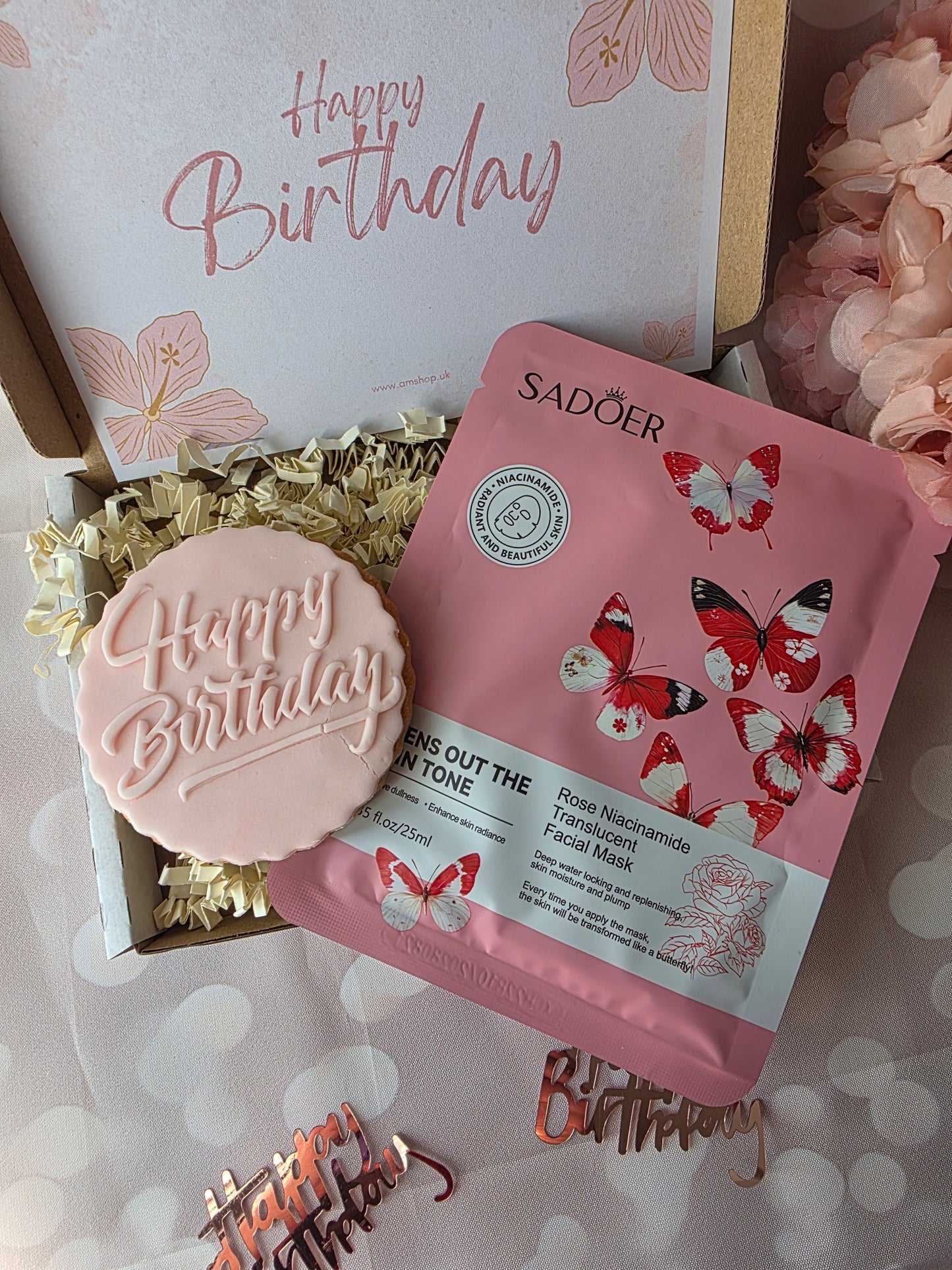 Pretty in Pink "Happy Birthday" Letterbox Gift Box