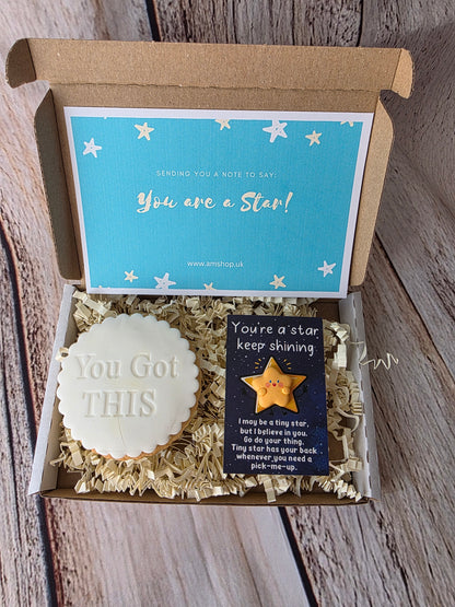 You Are a Star Letterbox Gift | Encouragement & Good Luck Care Package |