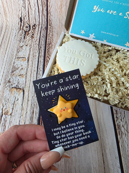 You Are a Star Letterbox Gift | Encouragement & Good Luck Care Package |