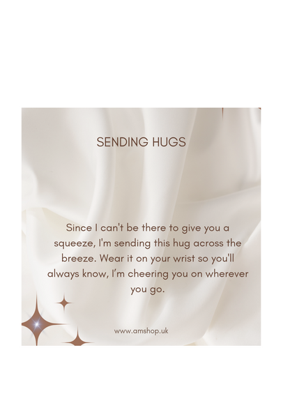 Sending Hugs Teddy Bear Bracelet