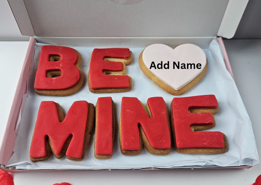 BE MINE LETTER BISCUIT
