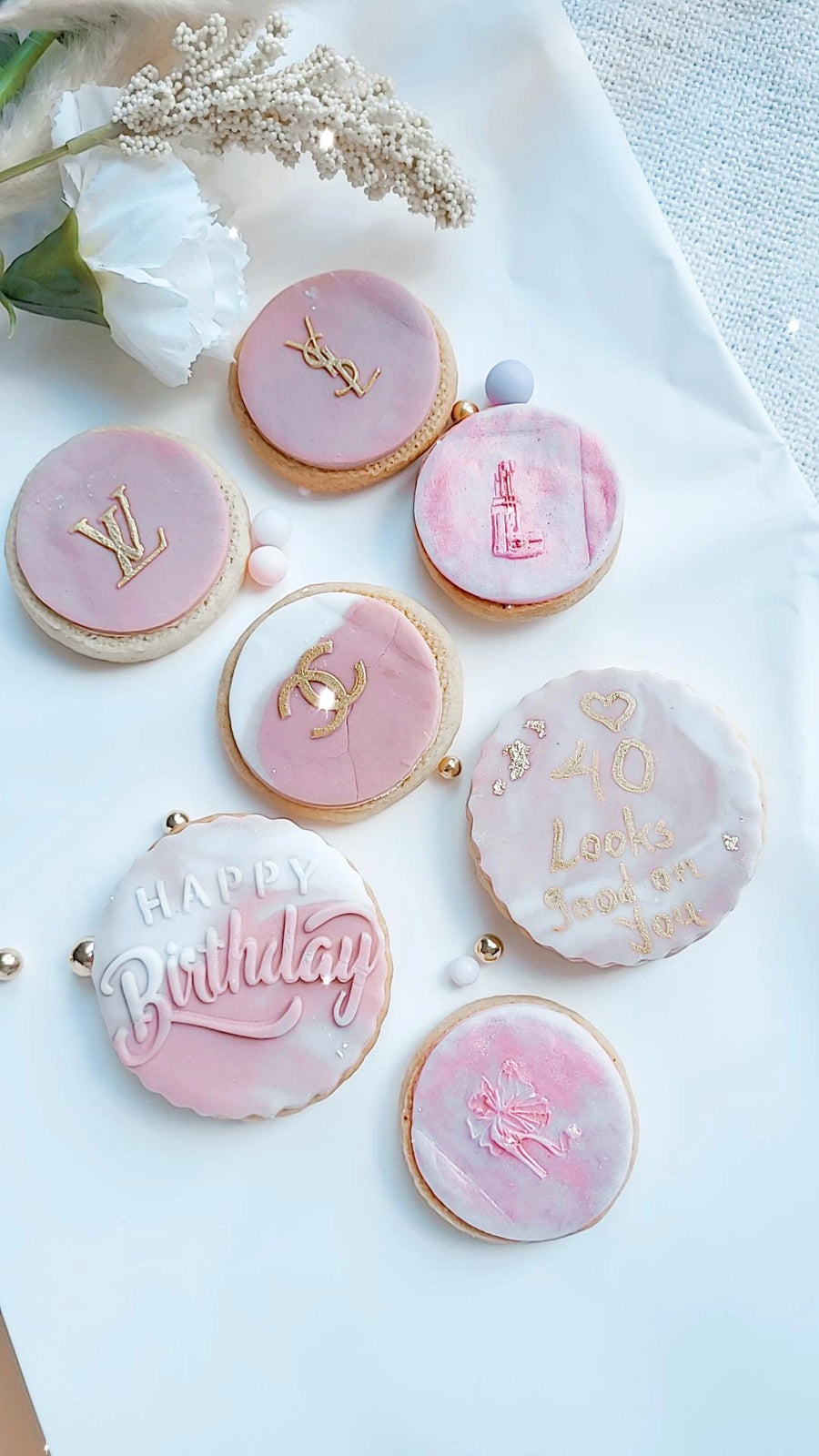 Birthday Biscuit Box-Designer| 40th Birthday