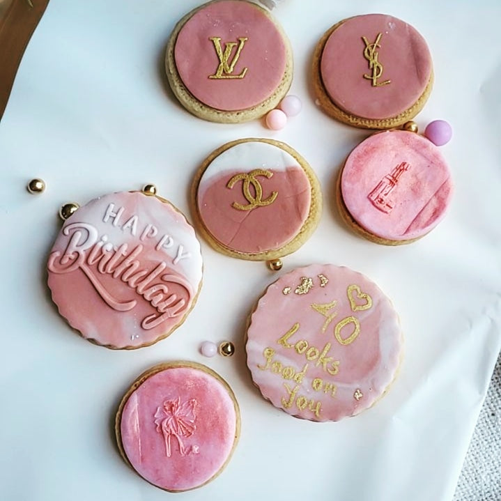 Birthday Biscuit Box-Designer| 40th Birthday - A & M