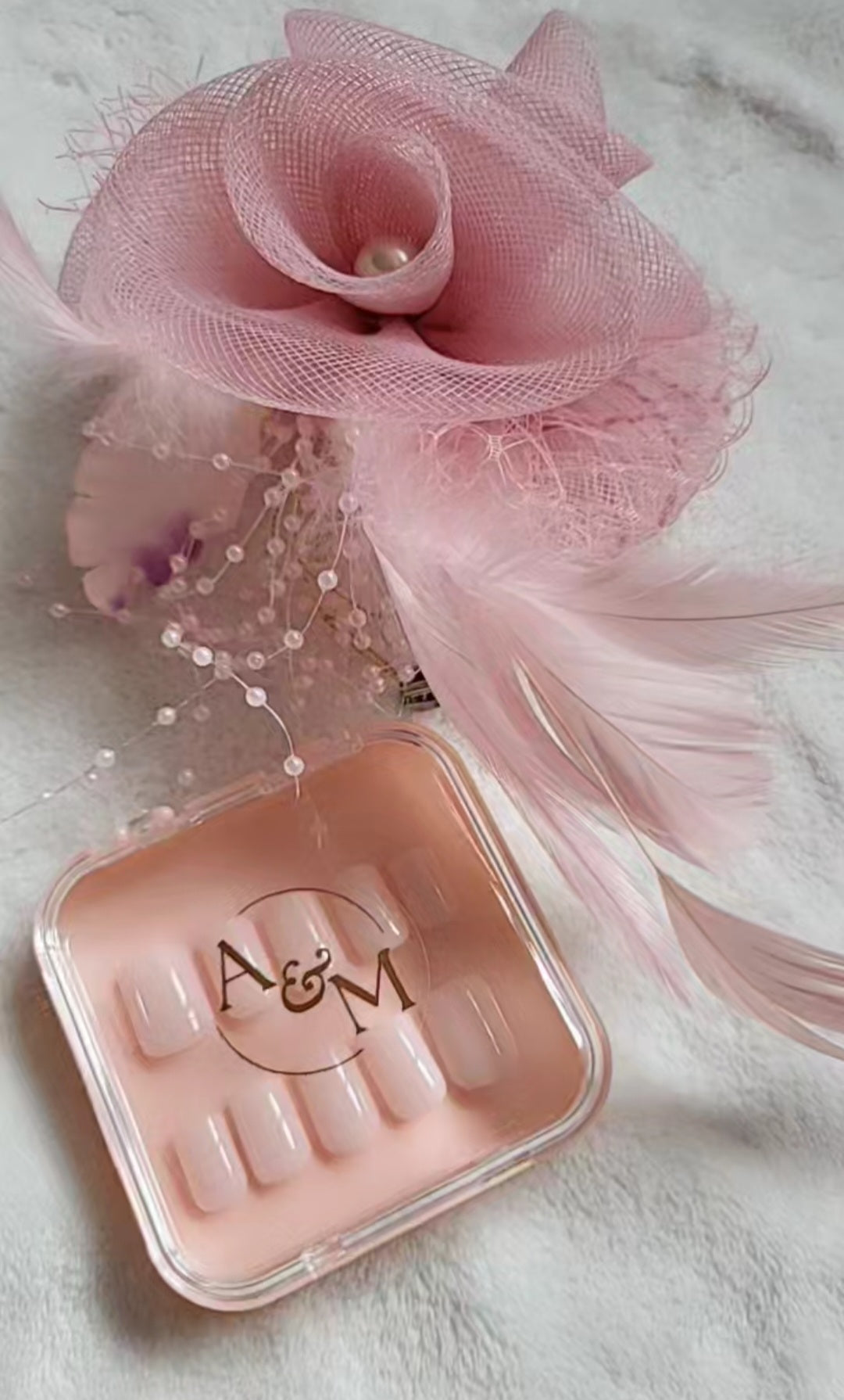 White Press On Nails | Porcelain Milky White Fake Nails | Reusable False Nails