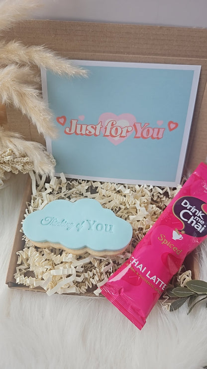 Thinking of You "Pocket Hug" & Chai Letterbox Gift - A & M