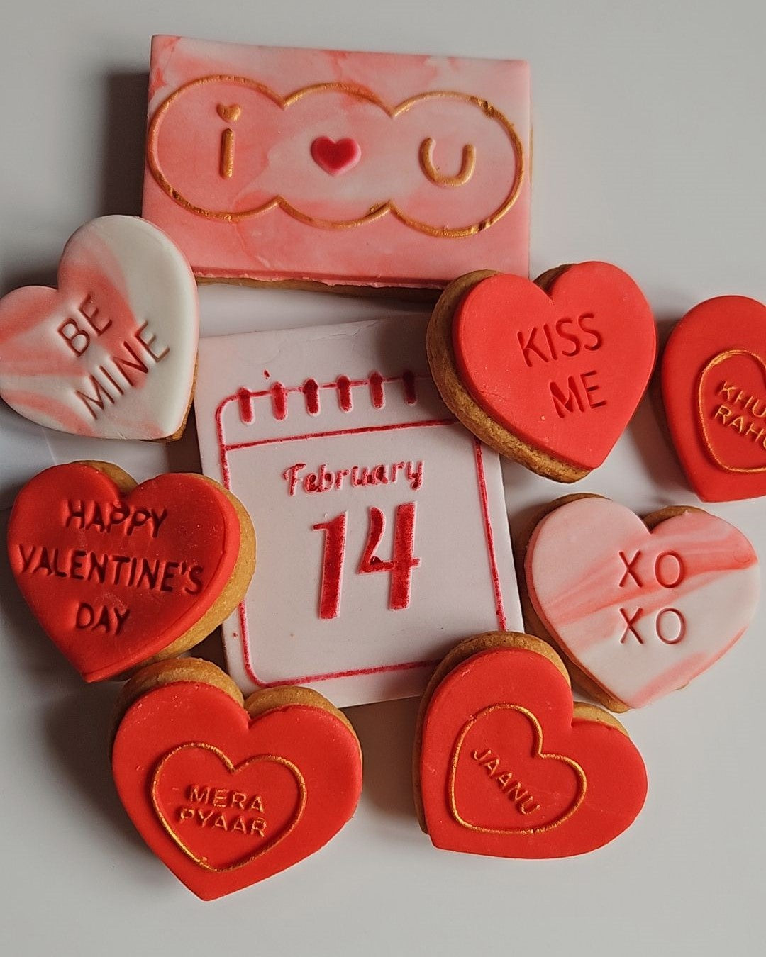Valentine Biscuits| Valentine Cookies| Galentine Gift| Gift for her| Gift for Kids| Letterbox Treats| Love Heart Biscuits Hug in a Box