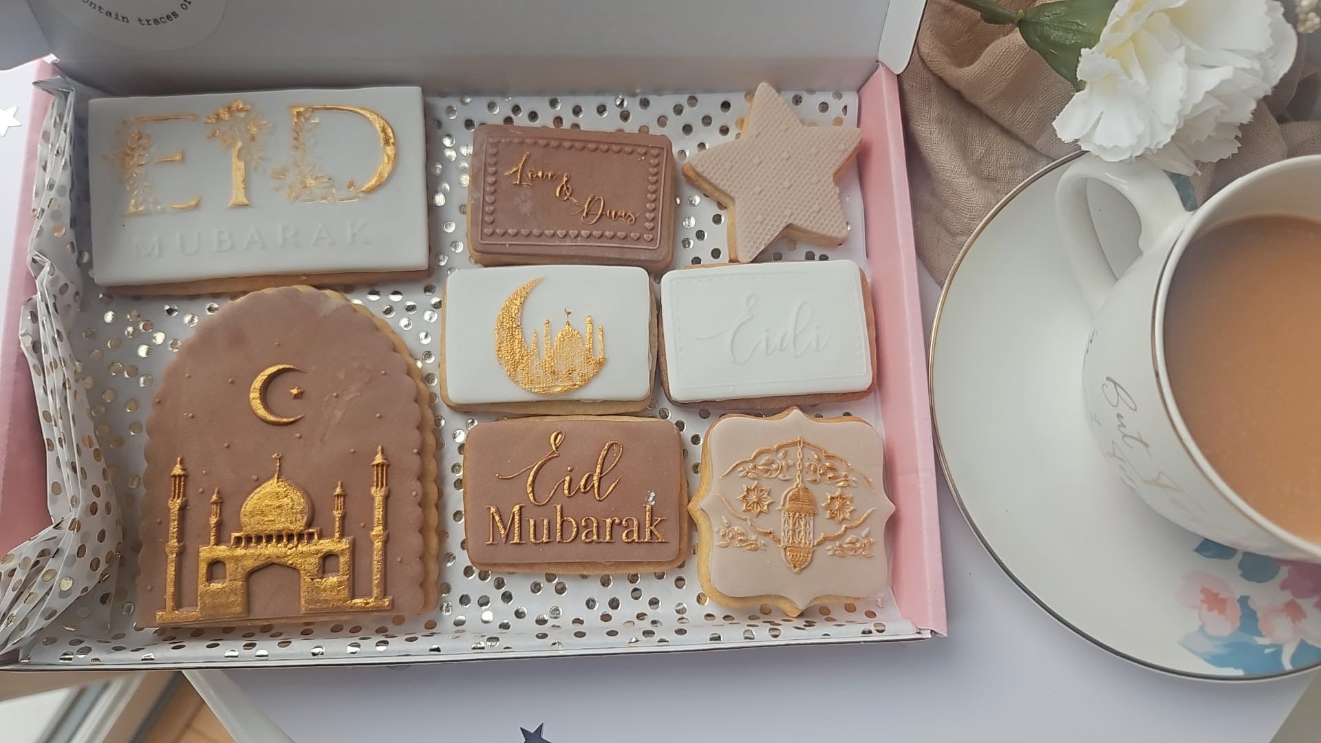 Eid Cookies| Eid Biscuits| Iftaar treats| Food Hamper| Food Basket| Islamic Gift| Halal Treats - A & M