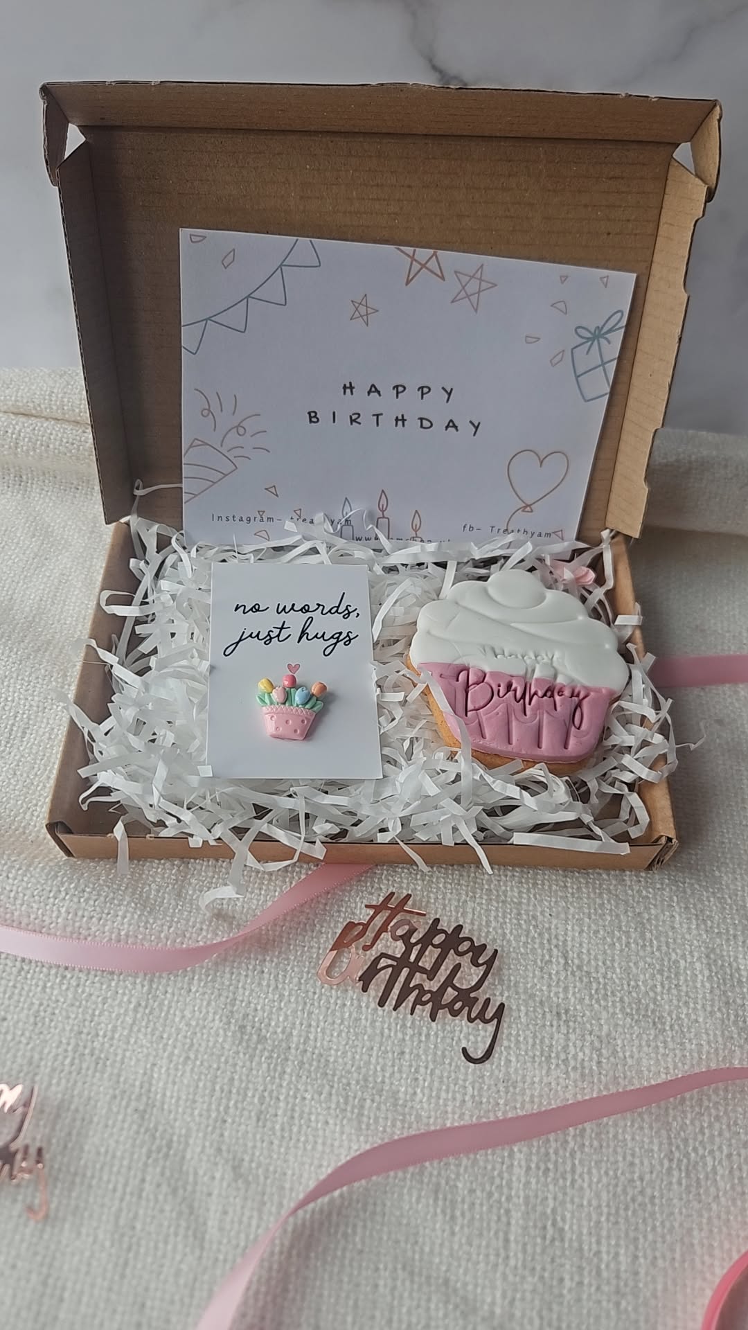 Birthday Hug in a Box | Letterbox Birthday Gift for Her| - A & M