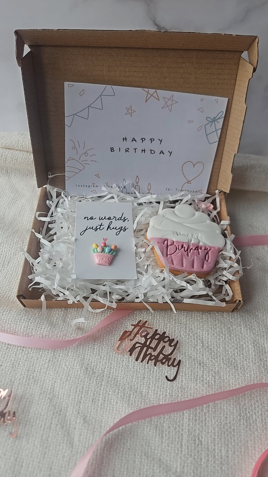 Birthday Hug in a Box | Letterbox Birthday Gift for Her|
