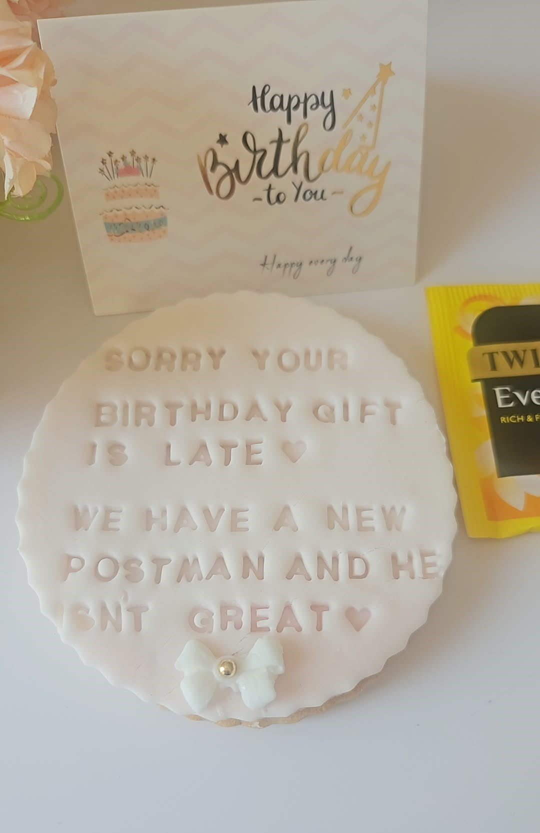 Belated Birthday Biscuits| Sorry I Forgot Your Birthday Biscuit - A & M