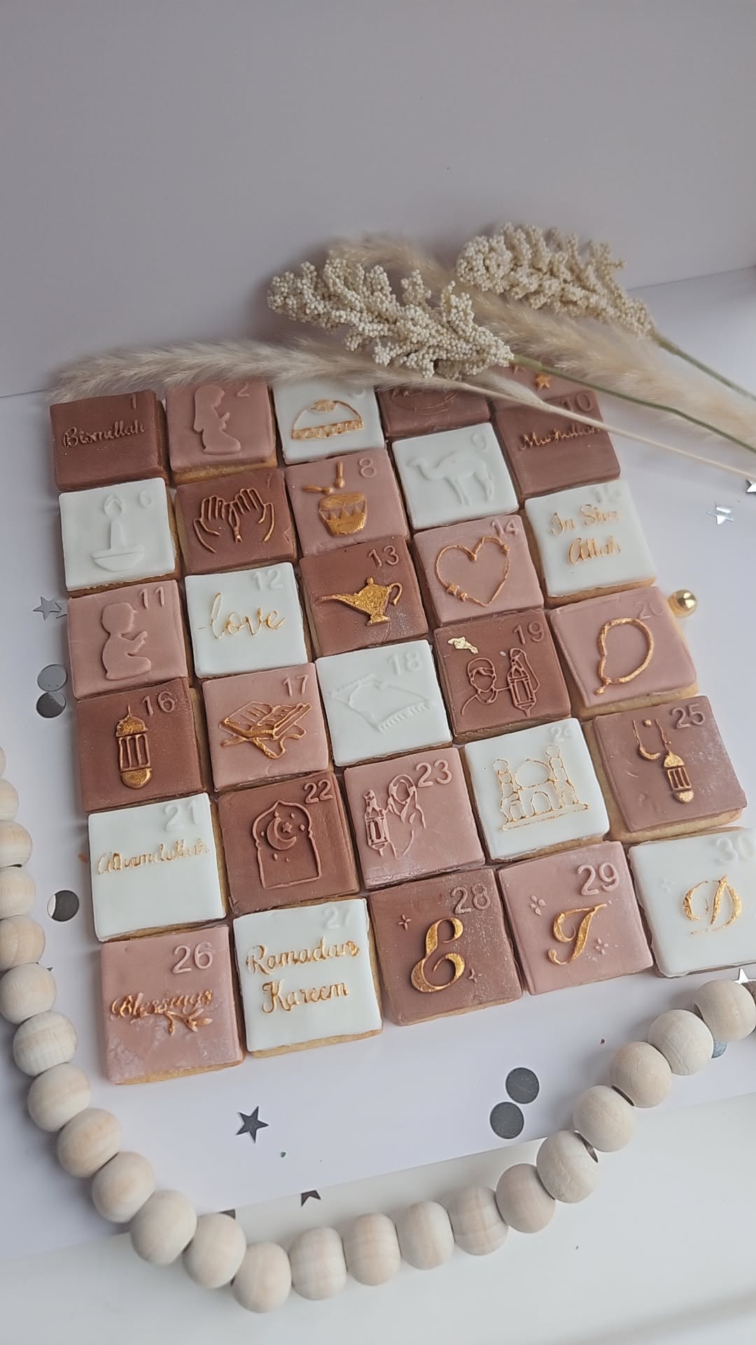 Ramadan Calendar Biscuits| Eid Cookie Calendar| Countdown to Ramadan