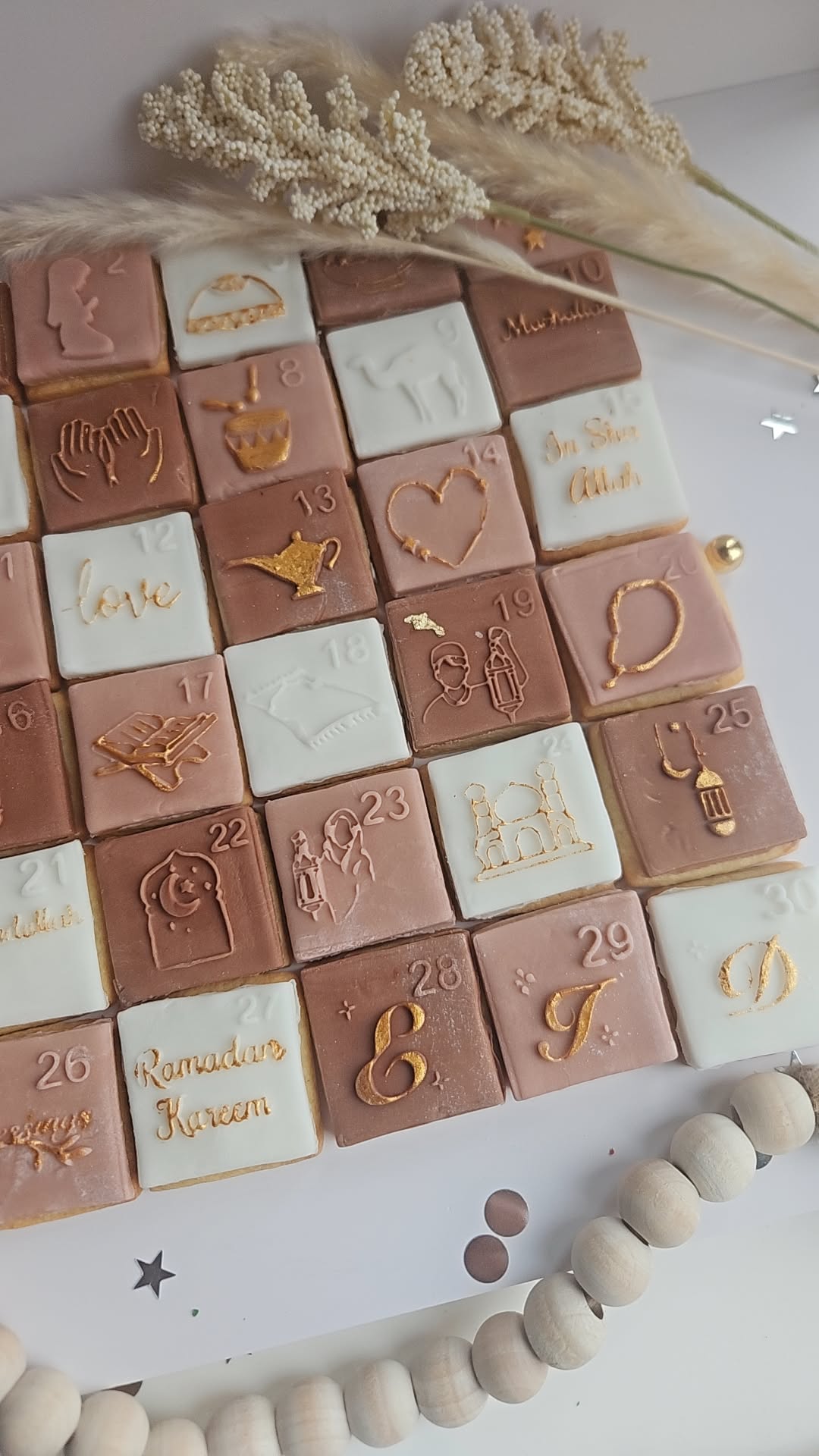 Ramadan Calendar Biscuits| Eid Cookie Calendar| Countdown to Ramadan