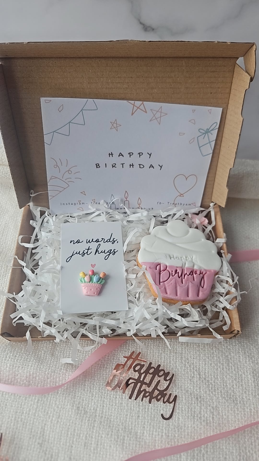 Birthday Hug in a Box | Letterbox Birthday Gift for Her| - A & M