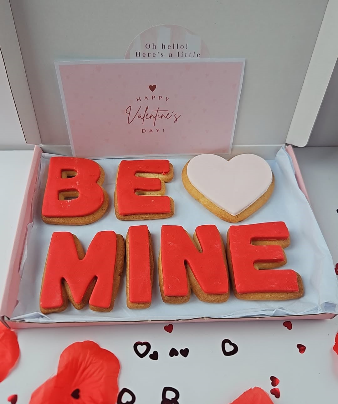 BE MINE LETTER BISCUIT
