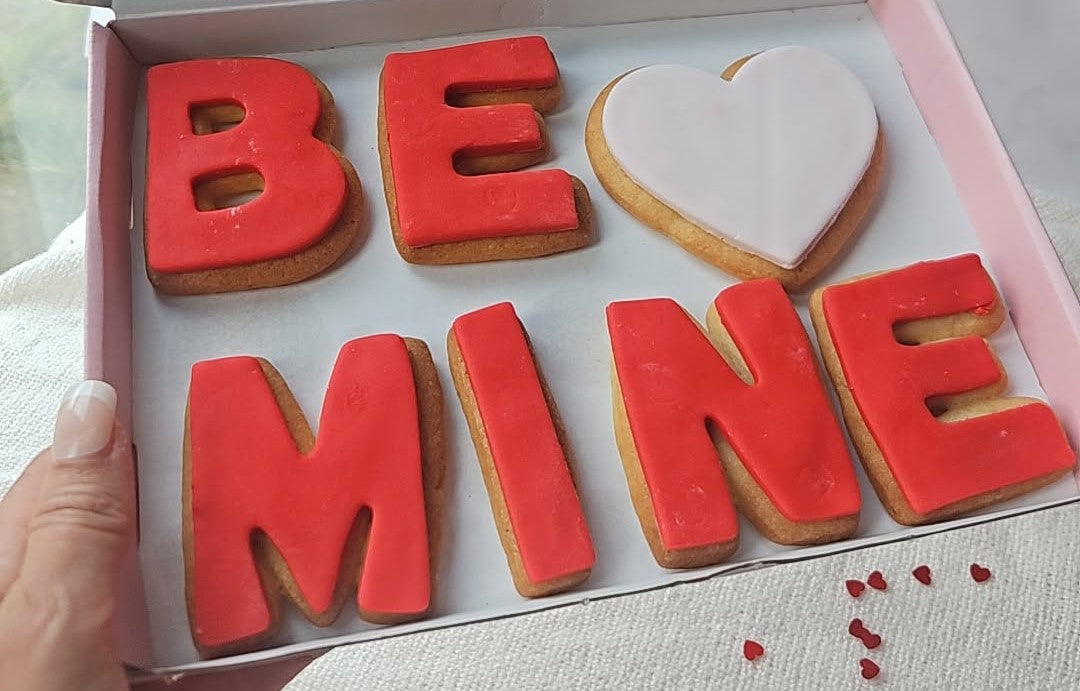 BE MINE LETTER BISCUIT