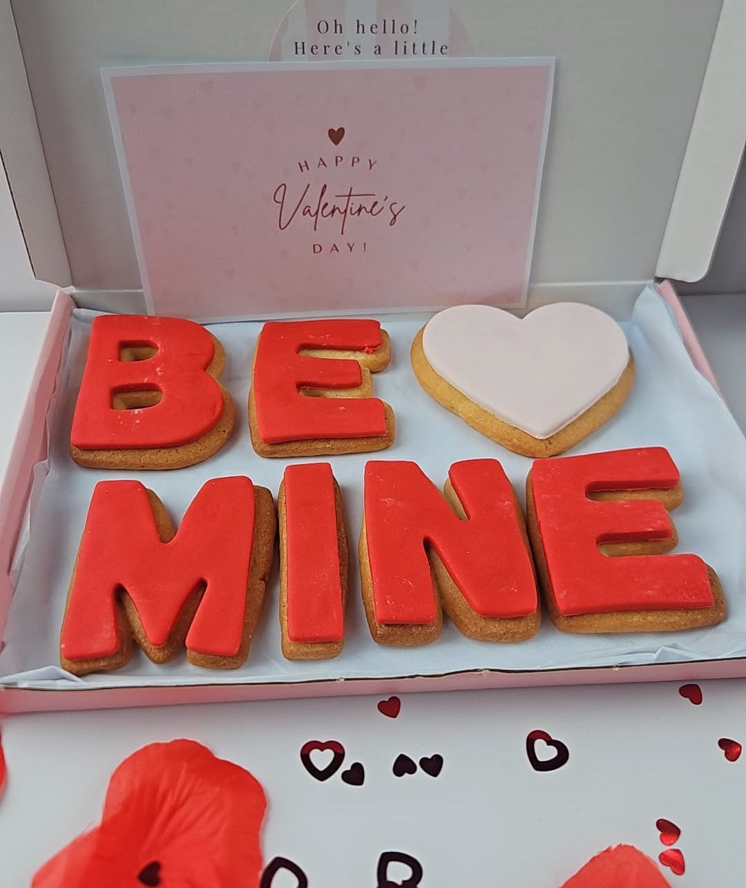 BE MINE LETTER BISCUIT