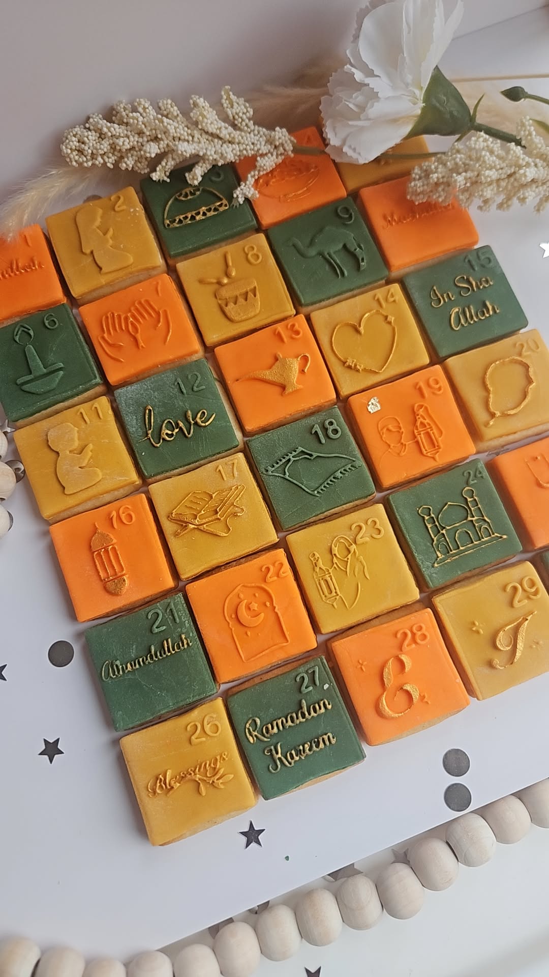 Ramadan Calendar Biscuits| Eid Cookie Calendar| Countdown to Ramadan