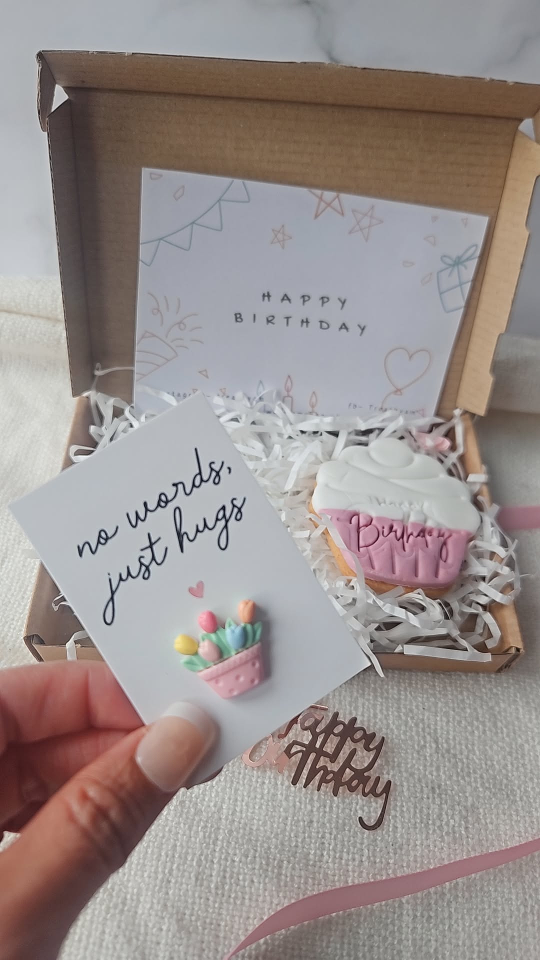 Birthday Hug in a Box | Letterbox Birthday Gift for Her| - A & M