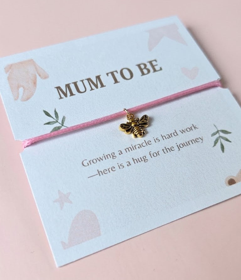 Mum to Be Bee Bracelet| Pregnancy Gift for New Mum