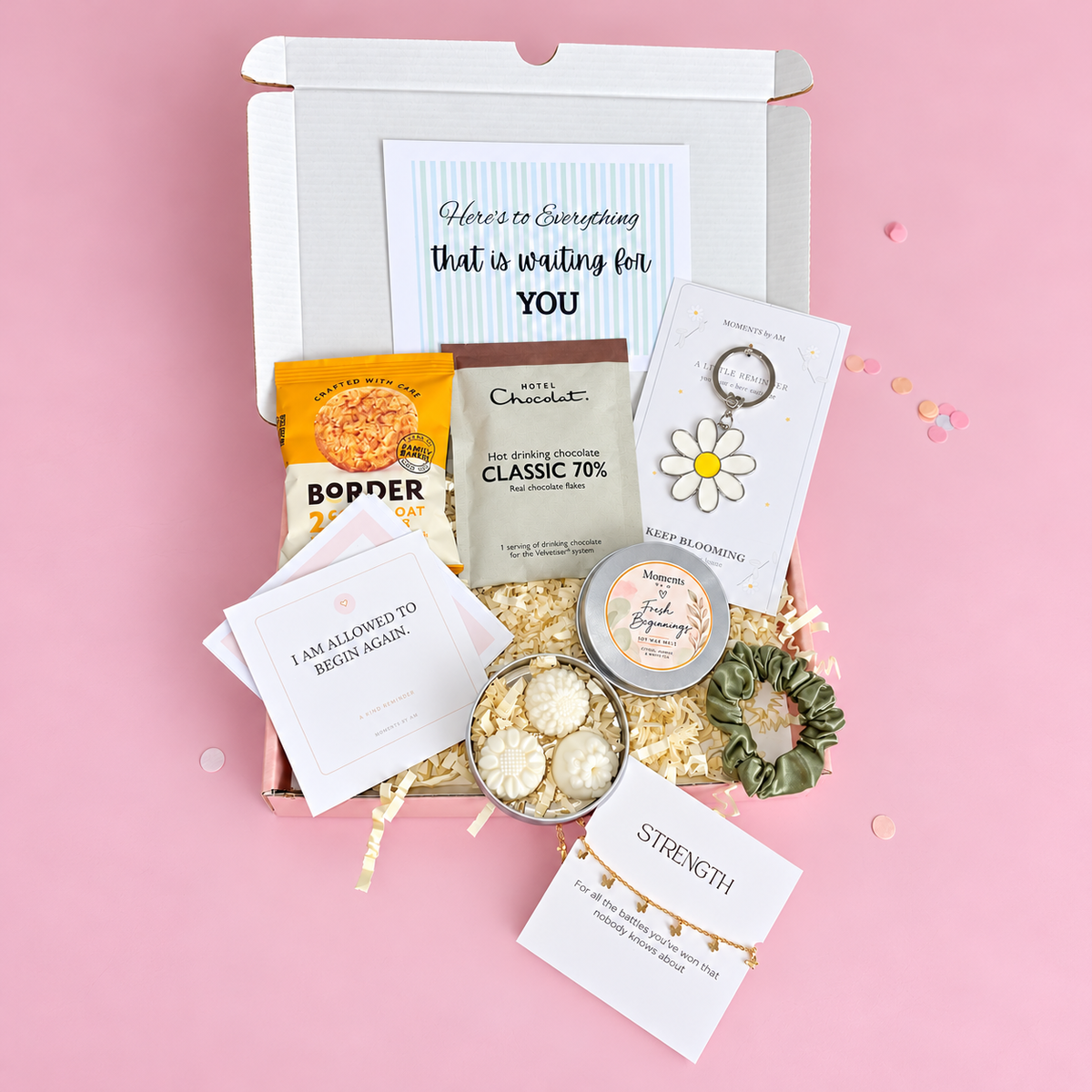 Fresh Beginning Box – complete gift box in a square product photograph