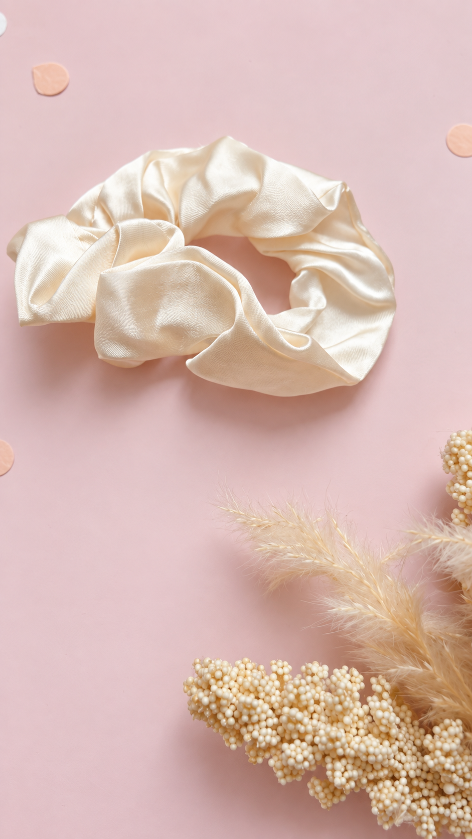 Ivory satin sleep mask included in the Thinking of You gift box