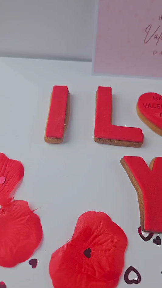 I LOVE YOU-LETTER BISCUITS