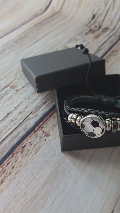 Teen Boy Birthday Letterbox Gift | Football Fan Gift Box for Him Sports Gift for Son, Brother, Teenager